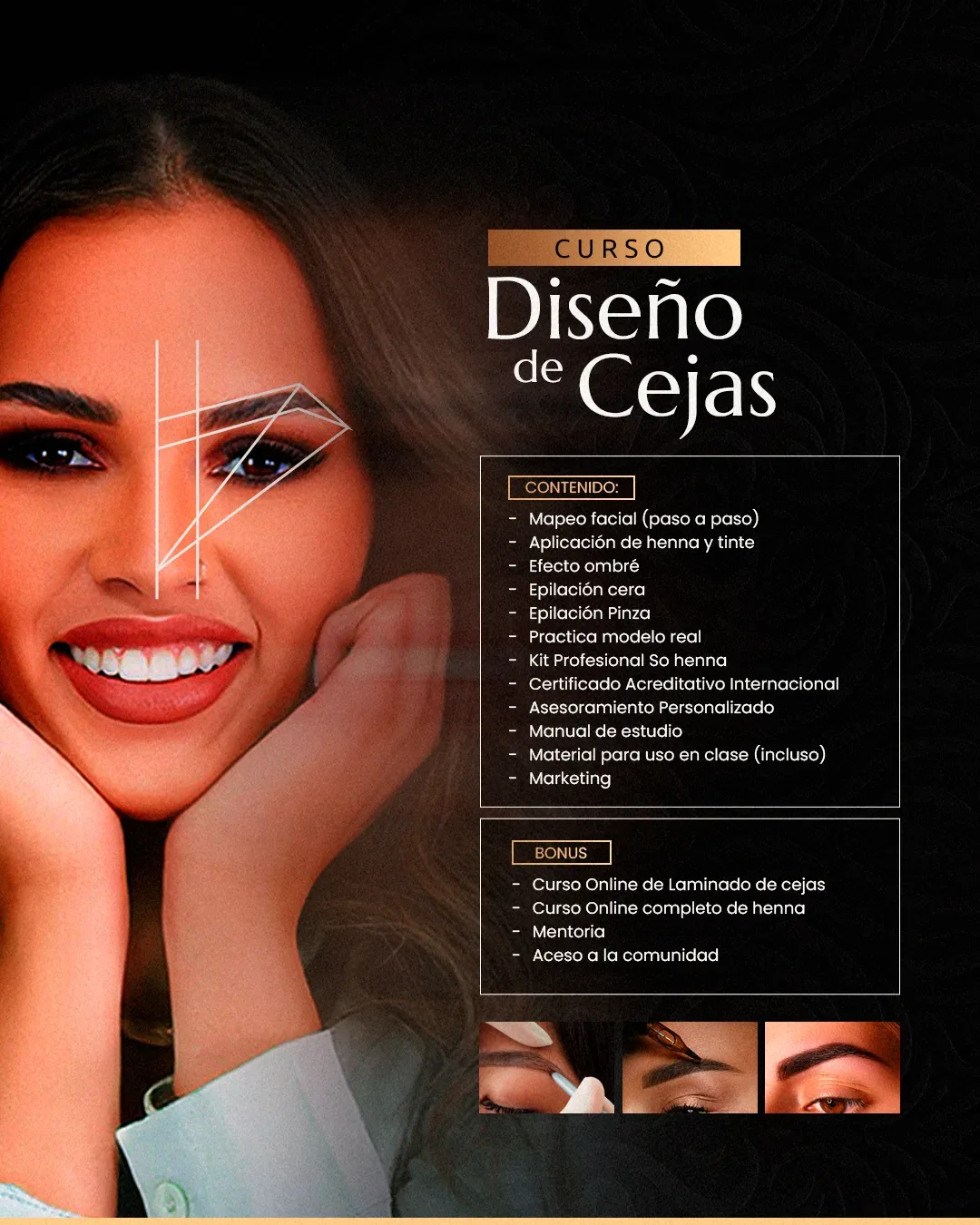 Diseño de cejas — visagismo